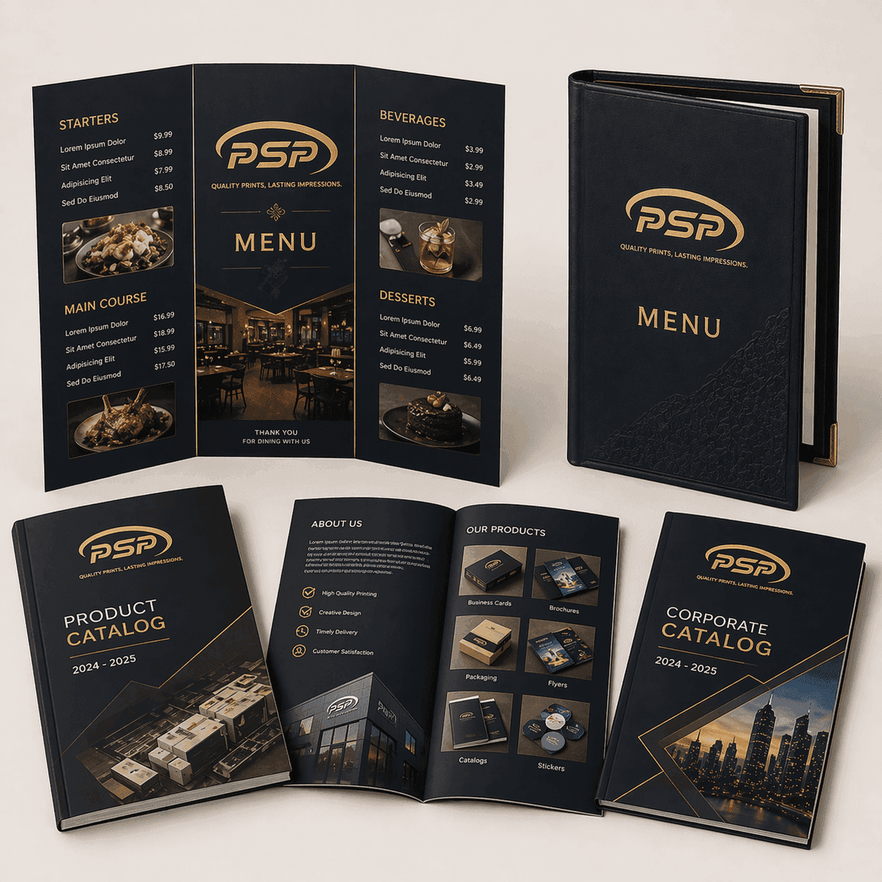Menus & Catalogs